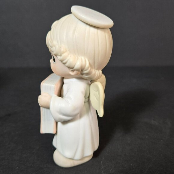 Precious Moments 1989 Porcelain Figurine Names Baby Jesus Sweetest Name I Know - Picture 4 of 9